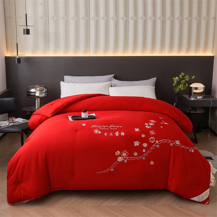 91家纺网 家纺一手货源 找家纺 美伦美 2024新款香韵 香韵红