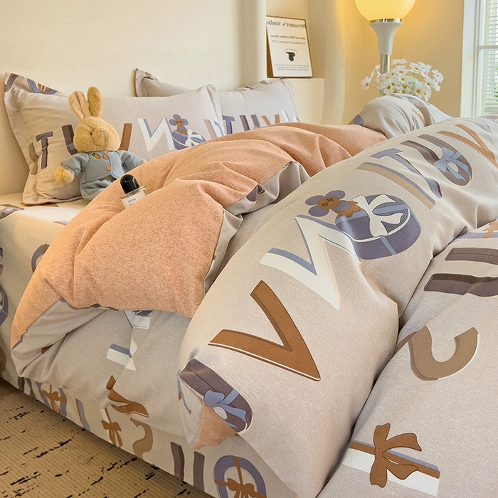 91家纺网 家纺一手货源 找家纺 2024新款全棉印花磨毛系列单被套 奇趣妙想