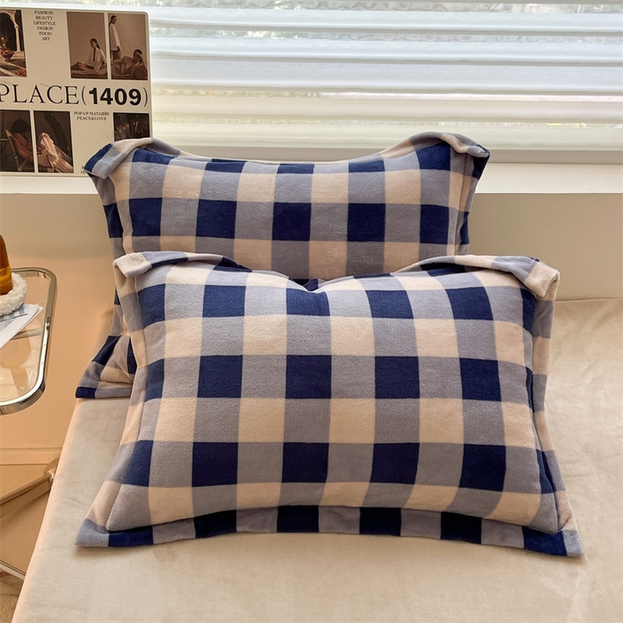 91家纺网 家纺一手货源 找家纺 （总）启程家纺 2024新款无印风A类牛奶绒四件套