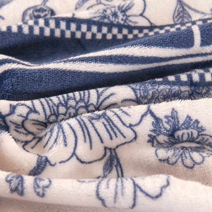 91家纺网 家纺一手货源 找家纺 爱洛家纺 2024新款高克重牛奶绒印花四件套 北岛诗情