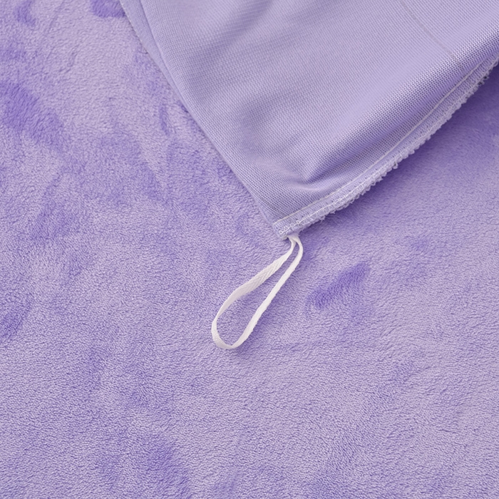 91家纺网 家纺一手货源 找家纺 绒小宣 2025新款高克重牛奶绒刺绣四件套 蝶恋花-浅夏紫