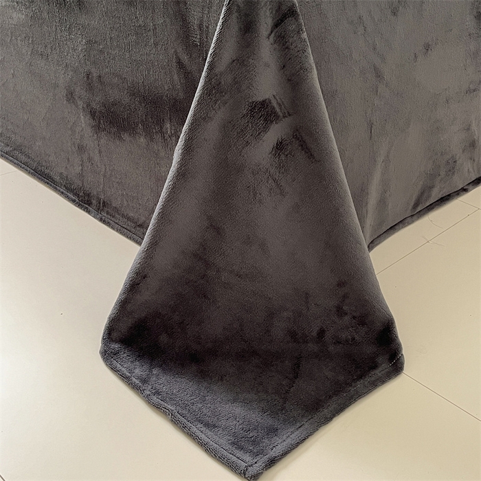 91家纺网 家纺一手货源 找家纺 启程家纺 2024新款无印风A类牛奶绒四件套 小格子-深灰