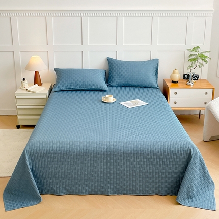 91家纺网 家纺一手货源 找家纺 （总）曼陀罗 2025新款A类提花色织床单