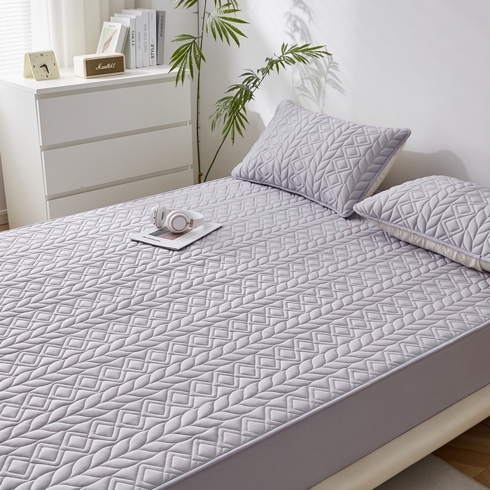 91家纺网 家纺一手货源 找家纺 （总）卡派 2024新款大床款羊毛床笠-富贵竹