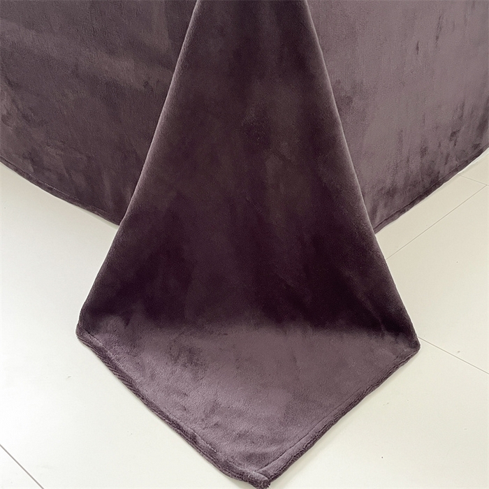 91家纺网 家纺一手货源 找家纺 启程家纺 2024新款无印风A类牛奶绒四件套 条纹-咖