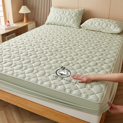 91家纺网 家纺一手货源 找家纺 （总）花言狐语 2025新款大床水洗棉新疆棉花床笠