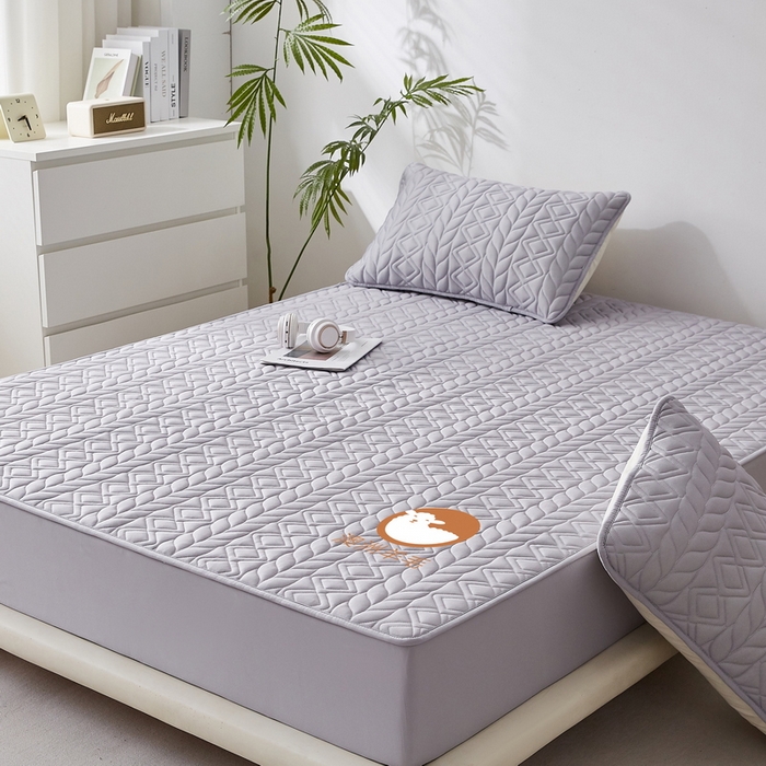 91家纺网 家纺一手货源 找家纺 （总）卡派 2024新款大床款羊毛床笠-富贵竹