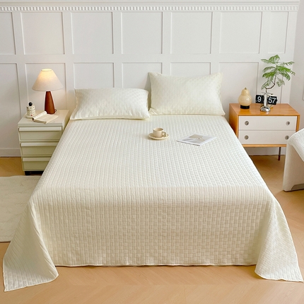 91家纺网 家纺一手货源 找家纺 （总）曼陀罗 2025新款A类提花色织床单