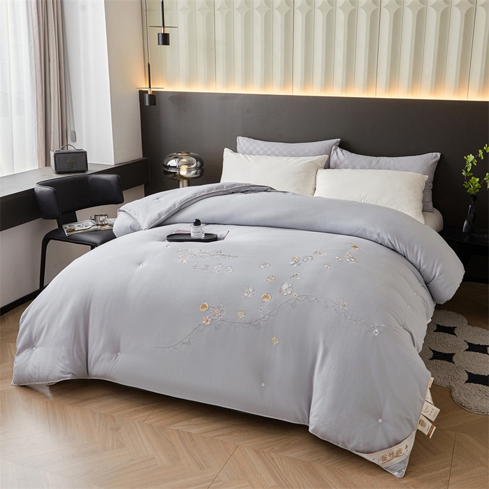 91家纺网 家纺一手货源 找家纺 美伦美 2024新款香韵 香韵灰