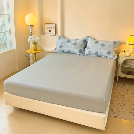 91家纺网 家纺一手货源 找家纺 （总）2024新款全棉印花磨毛系列单床笠