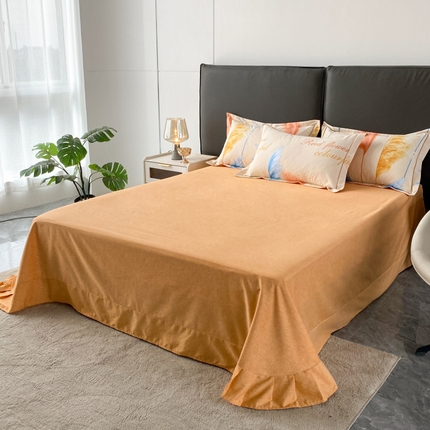 91家纺网 家纺一手货源 找家纺 （总）2024新款全棉印花磨毛系列单床单