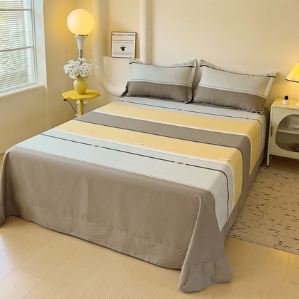 91家纺网 家纺一手货源 找家纺 （总）2024新款全棉印花磨毛系列单床单