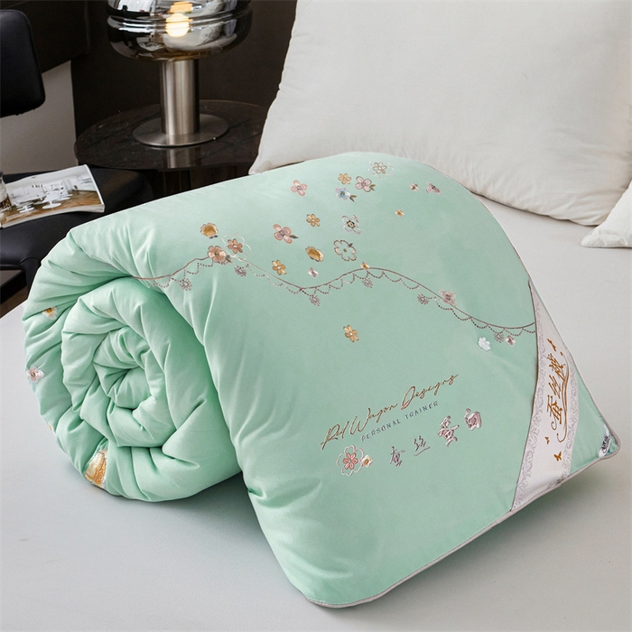 91家纺网 家纺一手货源 找家纺 美伦美 2024新款香韵 香韵绿