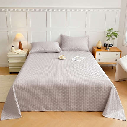 91家纺网 家纺一手货源 找家纺 （总）曼陀罗 2025新款A类提花色织床单