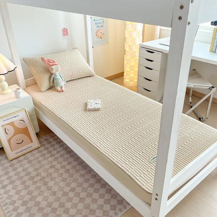 91家纺网 家纺一手货源 找家纺 （总）芬晴家纺 2024新款A类全棉水洗棉大豆棉床笠-漫游（学生床）