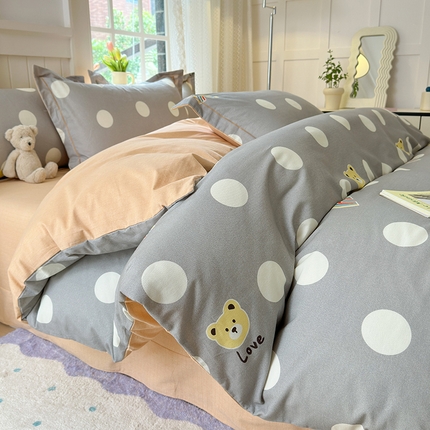 91家纺网 家纺一手货源 找家纺 （总）梧桐树 100%全棉磨毛四件套 2025秋冬新款【小清新柔美系列】