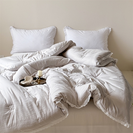 91家纺网 家纺一手货源 找家纺 （总）亿莱鑫 2025新款韩版泡泡棉秋冬被