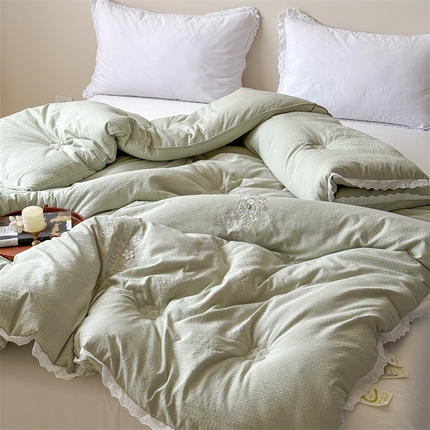 91家纺网 家纺一手货源 找家纺 （总）亿莱鑫 2025新款韩版泡泡棉秋冬被