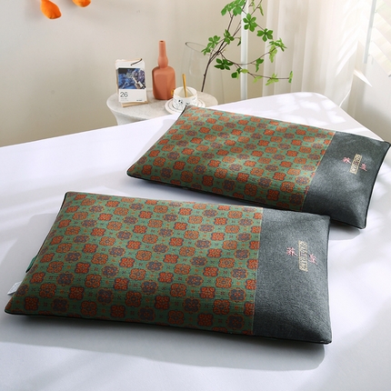 91家纺网 家纺一手货源 找家纺 （总）蔻眠 2024新款全棉双层纱荞麦护颈枕成人甜荞麦枕芯