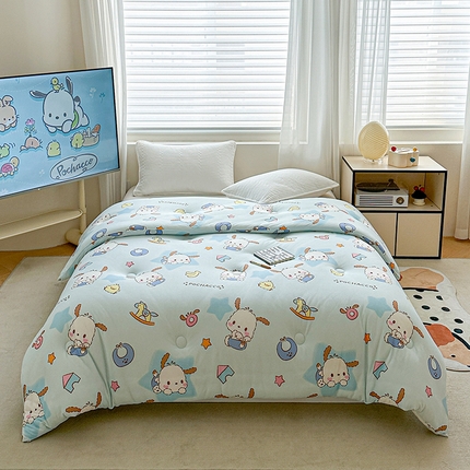 91家纺网 家纺一手货源 找家纺 （总）典曼家纺 2024新款三丽鸥正版授权针织棉被芯家用被子四季被儿童被