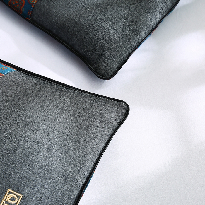 91家纺网 家纺一手货源 找家纺 （总）蔻眠 2024新款全棉双层纱荞麦护颈枕成人甜荞麦枕芯