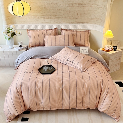 91家纺网 家纺一手货源 找家纺 （总）梧桐树 100%全棉磨毛四件套 2025秋冬新款【优雅系列】