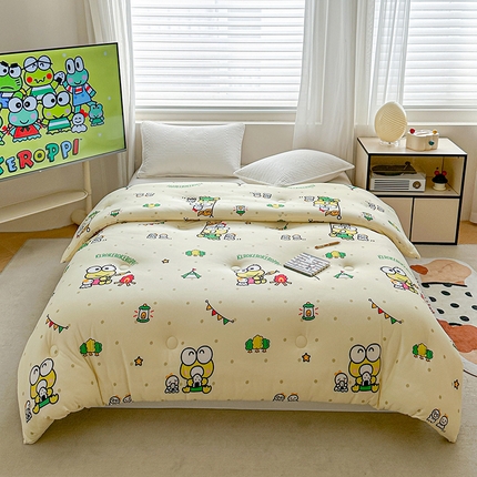 91家纺网 家纺一手货源 找家纺 （总）典曼家纺 2024新款三丽鸥正版授权针织棉被芯家用被子四季被儿童被