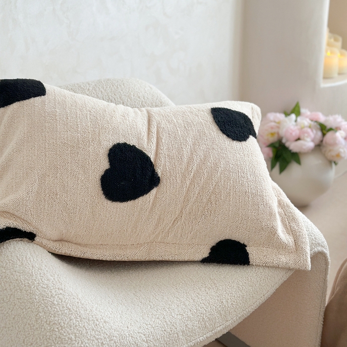 91家纺网 家纺一手货源 找家纺 萝莉家纺 2024新款加厚舒舒绒提花舒棉绒牛奶绒系列四件套 黑爱心奶咖