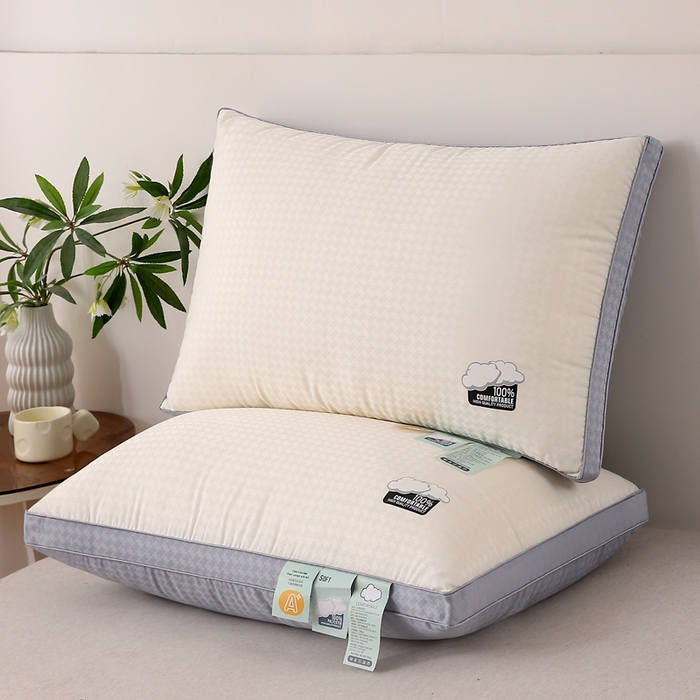 91家纺网 家纺一手货源 找家纺 赛格时代家居 2024新款A类云感立体舒适枕 灰