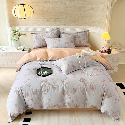 91家纺网 家纺一手货源 找家纺 （总）梧桐树 100%全棉磨毛四件套 2025秋冬新款【优雅系列】