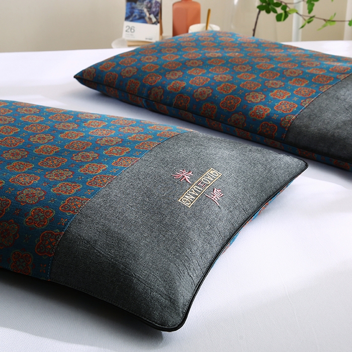 91家纺网 家纺一手货源 找家纺 （总）蔻眠 2024新款全棉双层纱荞麦护颈枕成人甜荞麦枕芯