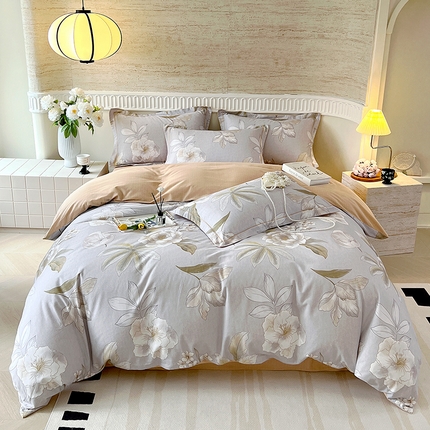 91家纺网 家纺一手货源 找家纺 （总）梧桐树 100%全棉磨毛四件套 2025秋冬新款【优雅系列】