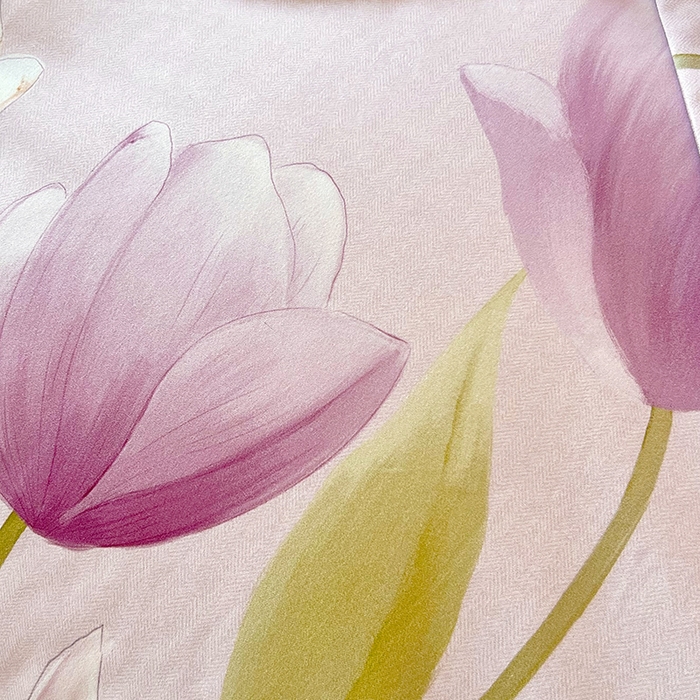 91家纺网 家纺一手货源 找家纺 梧桐树 100%全棉磨毛四件套 2025秋冬新款【优雅系列】 春日来信-S