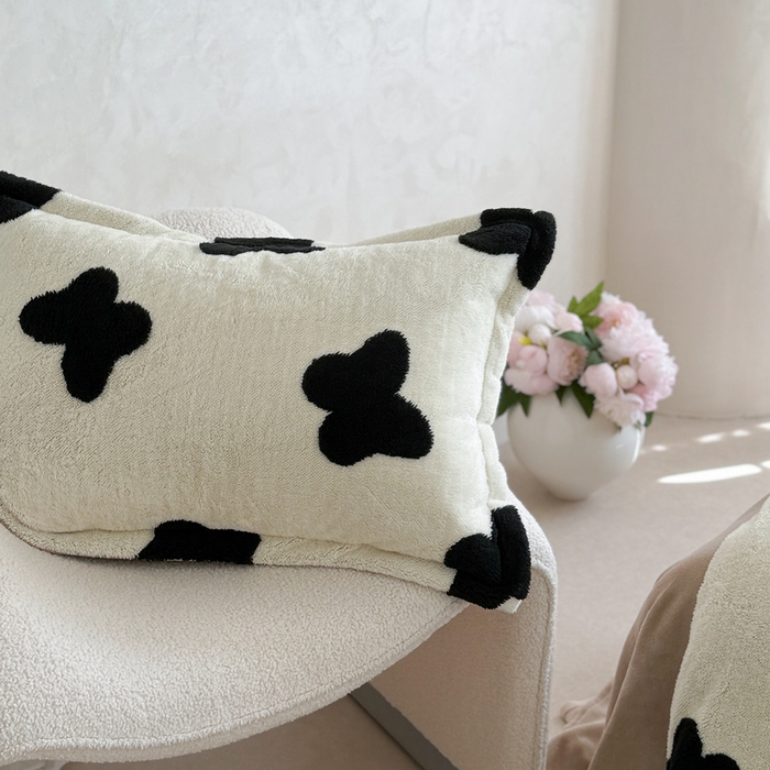 91家纺网 家纺一手货源 找家纺 萝莉家纺 2024新款加厚舒舒绒提花舒棉绒牛奶绒系列四件套 蝴蝶黑