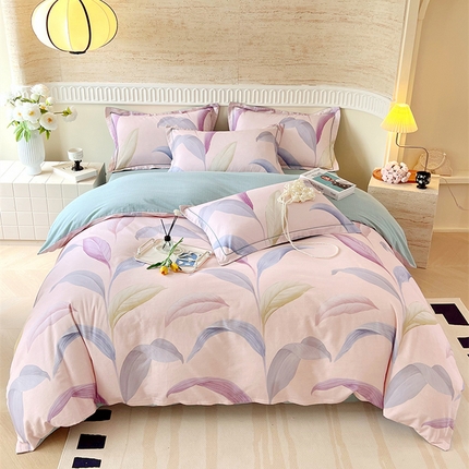 91家纺网 家纺一手货源 找家纺 （总）梧桐树 100%全棉磨毛四件套 2025秋冬新款【优雅系列】