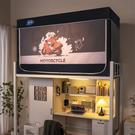 91家纺网 家纺一手货源 找家纺 （总）新太阳蚊帐 2025新款大空间卡通印花窗帘款学生宿舍涂层强遮光加密网纱蚊帐