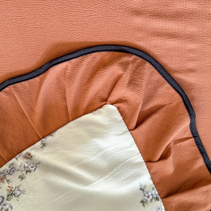 91家纺网 家纺一手货源 找家纺 韩约家纺 2024秋冬加厚1针织棉时尚花边款四件套 栖息