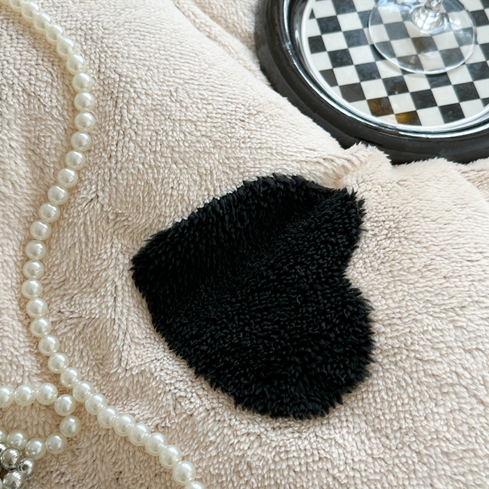 91家纺网 家纺一手货源 找家纺 萝莉家纺 2024新款加厚舒舒绒提花舒棉绒牛奶绒系列四件套 黑爱心奶咖