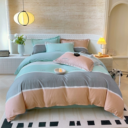 91家纺网 家纺一手货源 找家纺 （总）梧桐树 100%全棉磨毛四件套 2025秋冬新款【优雅系列】