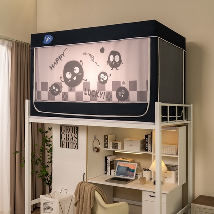 91家纺网 家纺一手货源 找家纺 （总）新太阳蚊帐 2025新款大空间卡通印花窗帘款学生宿舍涂层强遮光加密网纱蚊帐