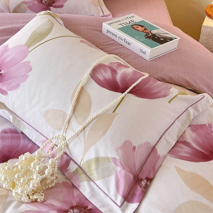 91家纺网 家纺一手货源 找家纺 梧桐树 100%全棉磨毛四件套 2025秋冬新款【优雅系列】 弗罗里达