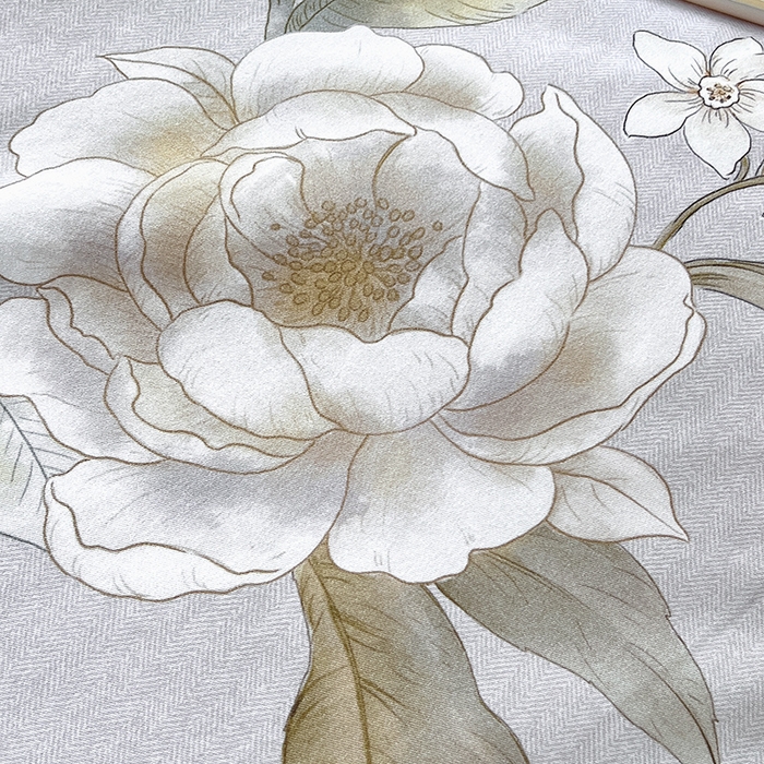 91家纺网 家纺一手货源 找家纺 梧桐树 100%全棉磨毛四件套 2025秋冬新款【优雅系列】 林夕灰