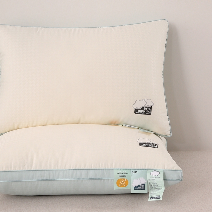 91家纺网 家纺一手货源 找家纺 赛格时代家居 2024新款A类云感立体舒适枕 蓝