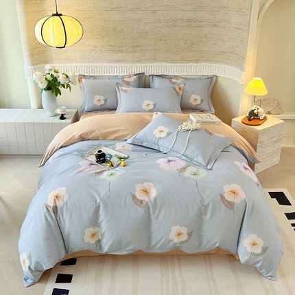 91家纺网 家纺一手货源 找家纺 （总）梧桐树 100%全棉磨毛四件套 2025秋冬新款【优雅系列】