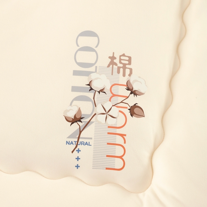 91家纺网 家纺一手货源 找家纺 棉造家居 2024新款亲肤棉花被针织棉绗缝春秋冬被芯 米黄