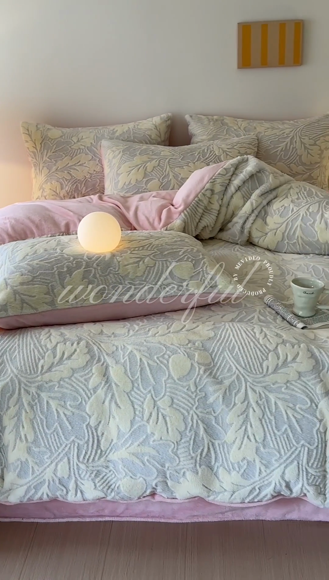 91家纺网 家纺一手货源 找家纺 金爱家 2024新品全消光A类纯色獭兔毛绒立体牛奶绒兔毛雕花350克四件套 兔毛罗蒂曼黄色