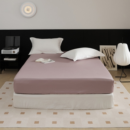 91家纺网 家纺一手货源 找家纺 EH家居 2024新款早秋长绒棉单品系列--床笠 璎珞粉