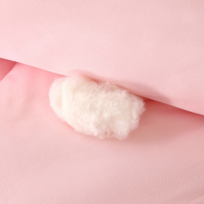 91家纺网 家纺一手货源 找家纺 棉造家居 2024新款亲肤棉花被针织棉绗缝春秋冬被芯 粉玉