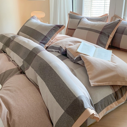 91家纺网 家纺一手货源 找家纺 （总）2024新款全棉磨毛印花系列四件套