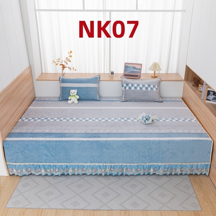 91家纺网 家纺一手货源 找家纺 （总）手艺人沙发垫炕垫 2025新款高克重牛奶绒绗缝榻榻米垫炕盖榻榻米炕垫（床盖榻榻米炕盖炕垫可定制）